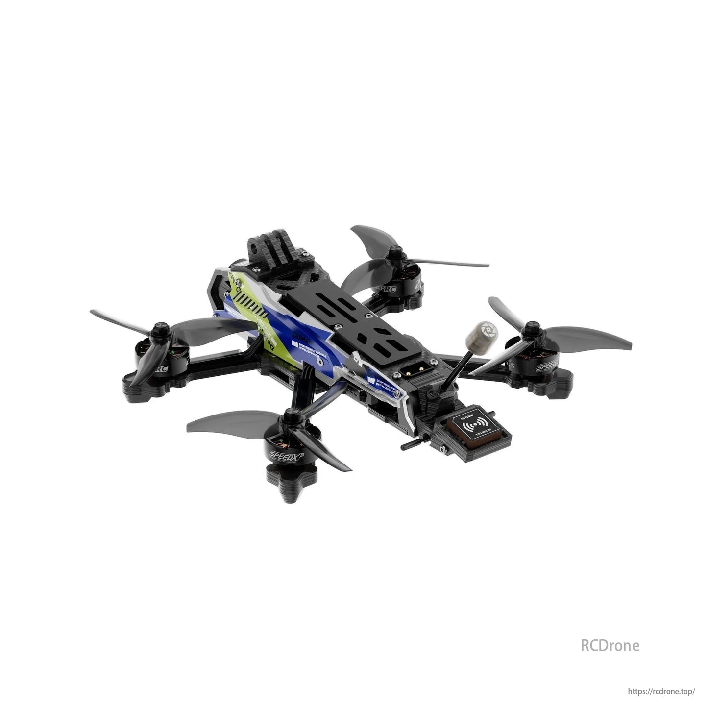 GEPRC DoMain4.2 Analog FPV drone features 194mm wheelbase, F722 flight controller, 55A ESCs for freestyle flying.