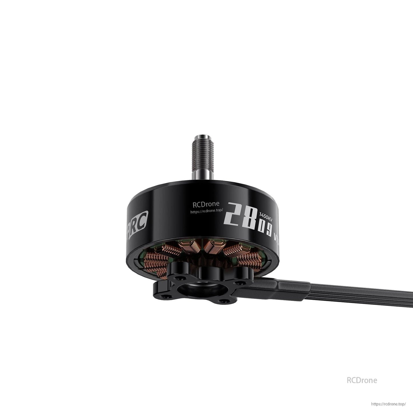 موتور GEPRC SPEEDX2 2809 V1.1 با 1450KV/1280KV، شفت ۵ میلیمتری، پایه ۱۹x۱۹ میلیمتر، ولتاژ ۲۵.۲ ولت (۶S)