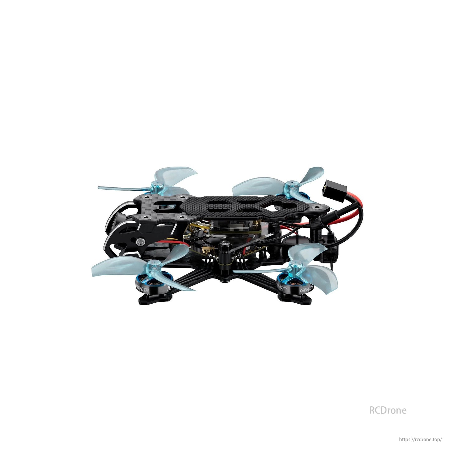 A compact 1.8-inch FPV drone with 1S analog F411 flight controller and 12A ESCs for agile flying.