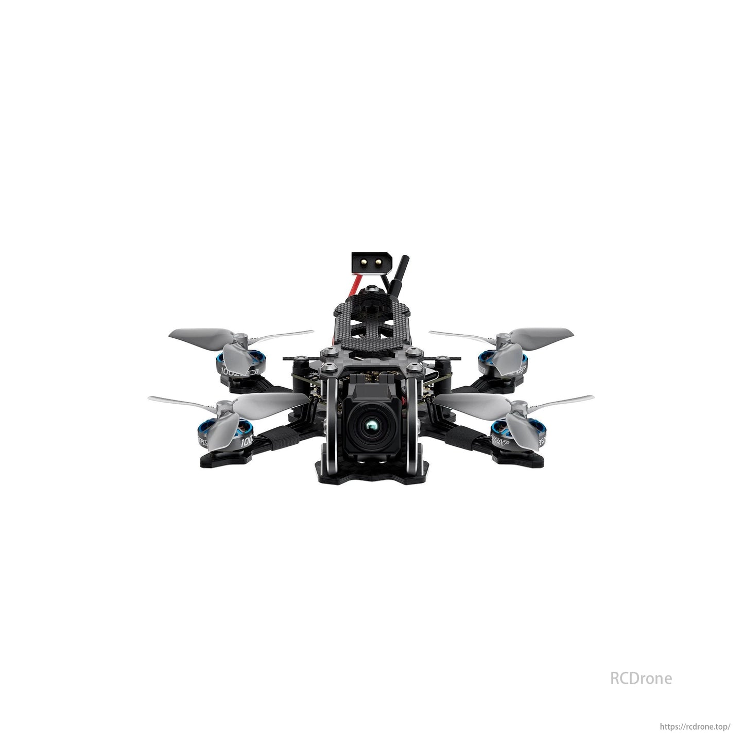 GEPRC T-Cube18 HD drone features an 87mm wheelbase, 1.8-inch frame, camera, and four propellers for stable aerial shots.