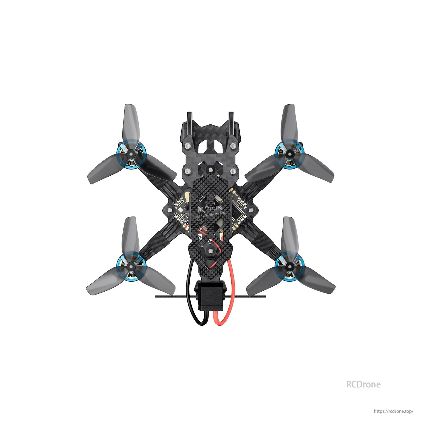GEPRC T-Cube18 O4 WTFPV: 87mm, 37.5g FPV racing drone with ELRS 2.4G AIO FC and four propellers.