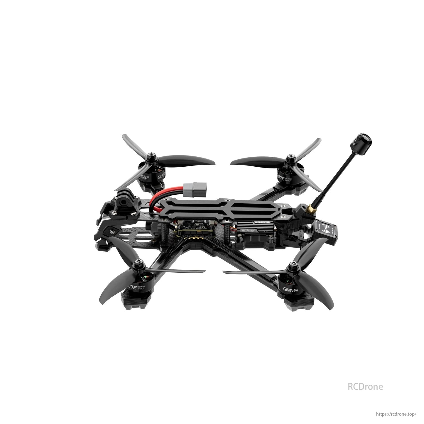 GEPRC Vapor-D5: 6S F722, 60A, M10 GPS, 238mm wheelbase, 5-inch freestyle FPV drone with propellers.