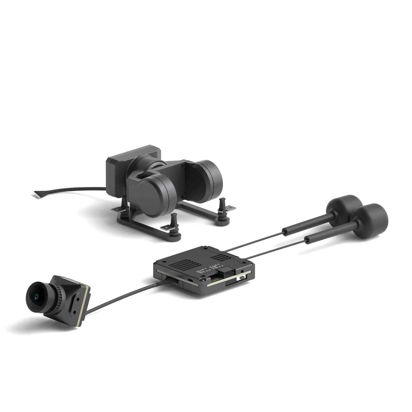 CADDXFPV GM2 Çift Eksenli FPV Kamera Gimbal Pro Kiti, 19mm Kamera için, Baş Takibi, PWM/UART, 7-26V, Stabilizasyon