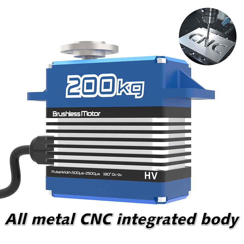 GXServo HS-1005SGT 200KG Brushless Servo - All Metal Digital High-voltage Robot Arm RC Car Drone Servo