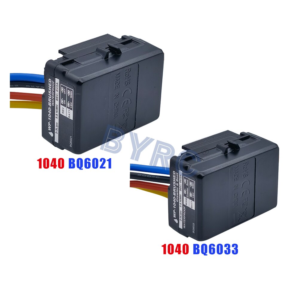 WP 1040 40A Waterproof Brushed ESC Controller for Hobbywing Quicrun Car Motor 1/10 Tamiya Trx Redcat HSP HPI RC Car