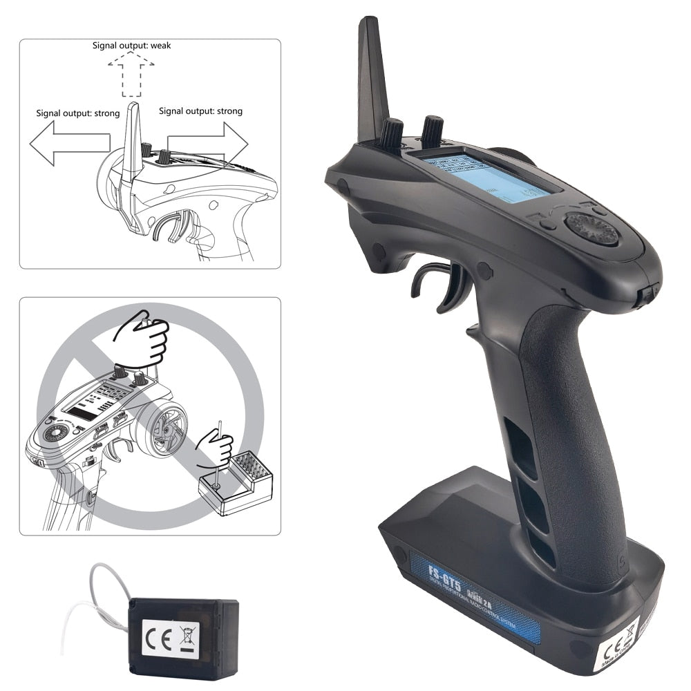 signal output: weak Signal output: strong (€ eT5; €