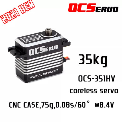 OCServo, WcServo 35kg Ocs-351HV coreless servo CNC