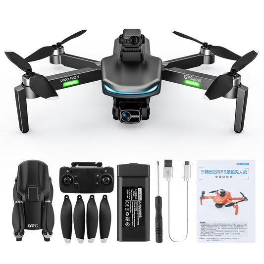 L800 Pro 2 Drone - 4K HD Camera 3-Axis Gimbal 5G WIFI Dron Obstacle Avoidance Brushless Motor RC Professional FPV Quadcopter Professional Camera Drone