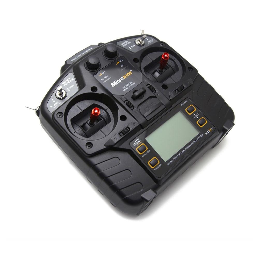 Microzone MC8B 2.4G 8CH Remote Control Transmitter & MC8RE/ MC9002 Receiver Radio System For RC Aircraft Fixed-wing Helicopter - RCDrone