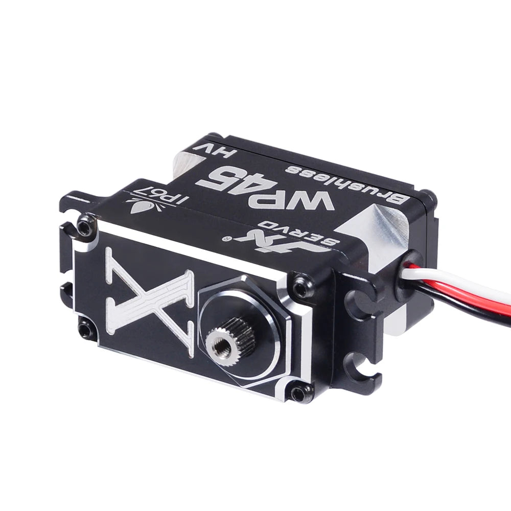 JX Servo WP45 - 8.4V 45KG Full Metal IP67 Waterproof Brushless High Quality Servo For RC Hobby UAV Robotics And Industrial Applications
