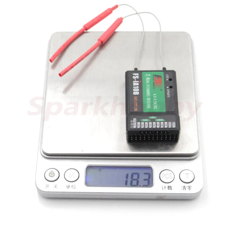 Flysky FS-iA10B 10CH 2.4GHz Receiver for RC Transmitter FS-i4 FS-i6 FS-i10 FS-i6S FS-iT4S FPV Drones Quadcopter Airplane Parts