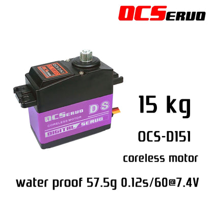 OCServo, WcServo 15 Ocs-0ISI coreless motor water proof 57.5