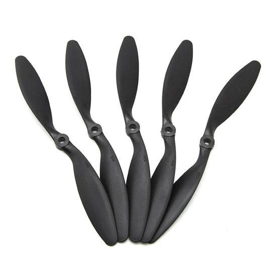 10pcs/lot 8060  Black propeller - 2 blade paddle slow props for fixed wings RC airplane