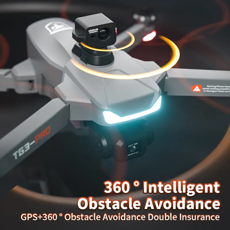 4DRC TG3 PRO Drone - 3-Axis Gimbal GPS Drone with 4K EIS Camera FPV Transmission Brushlessfor Adults - RCDrone