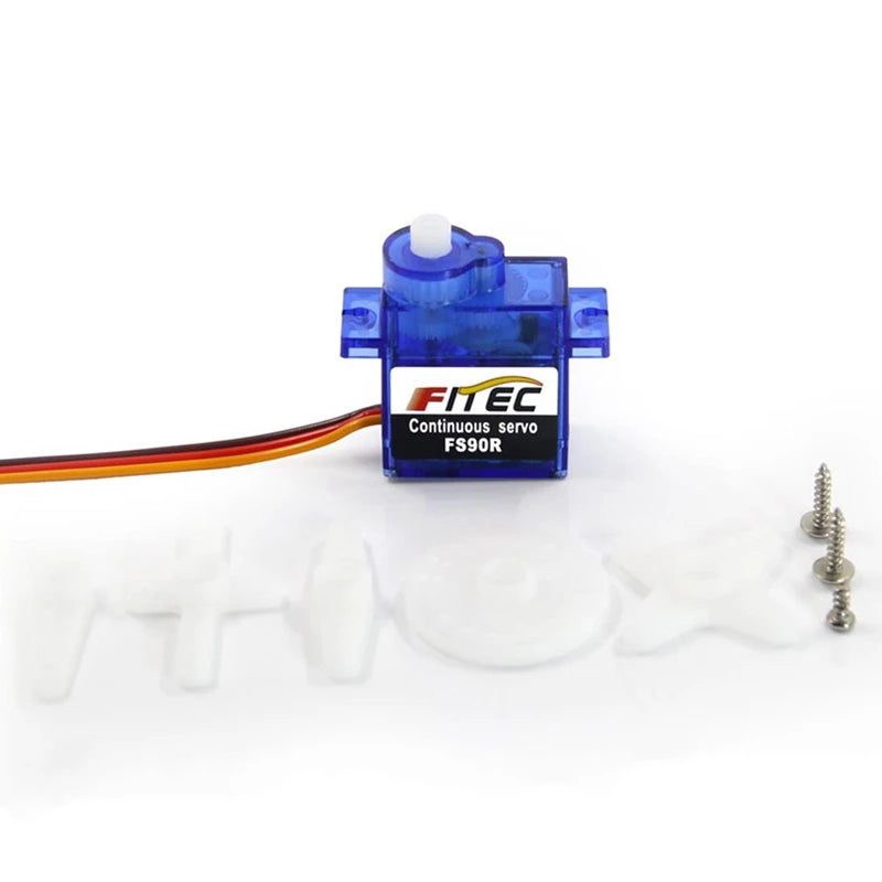 5PCS FEETECH FS90R Micro Servo - 4.8V~6V 1.5kg 360 Degree Continuous Rotation Servo Motor For RC Car Drones Smart Car