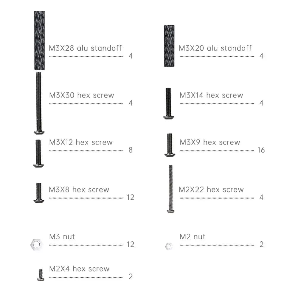 iFlight XL5 V5.1(nazgul5 v2) FPV Frame Replacement Part for side plates/middle plate/top plate/bottom plate/arms/screws pack