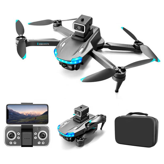KBDFA S138 Drone - 8K Dual Camera Drone Foldable Optical Flow Rcfpv Aerial Photography Brushless Quadcopter Children's Toy Drone Gift