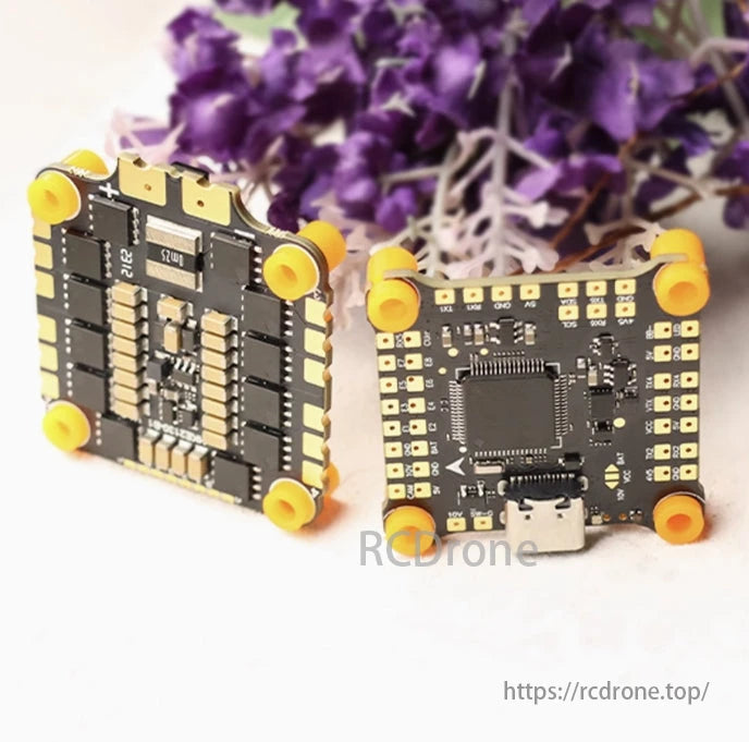 HAKRC 2130 F405 50A Stack: STM32F405 flight controller with 4-in-1 50A ESC for FPV drones, supporting 2–6S batteries.