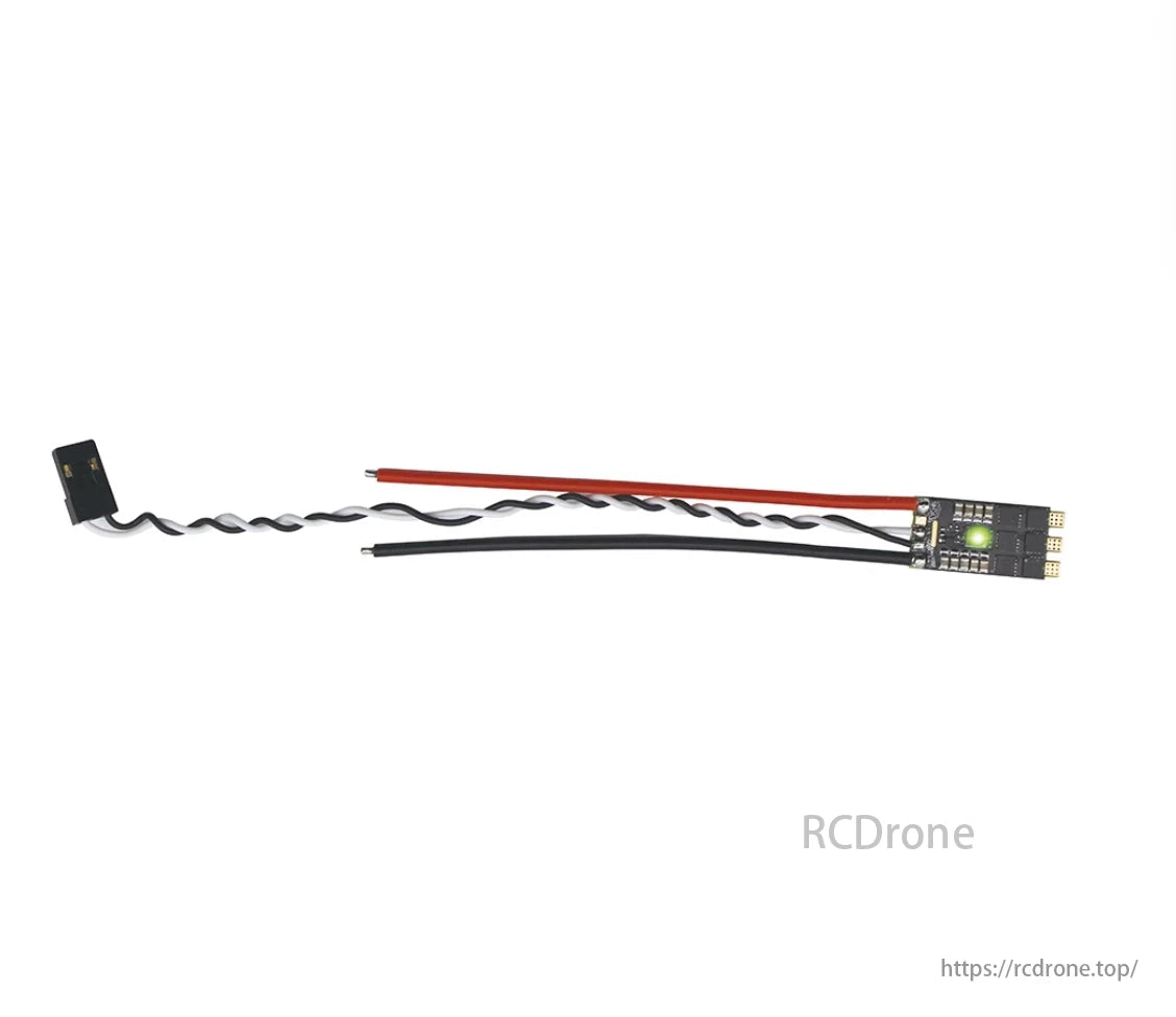 HAKRC 32-bit 35A BLHeli_32 ESC – 2-6S Input, LED, 3D Mode, Fixed-Wing & FPV Ready