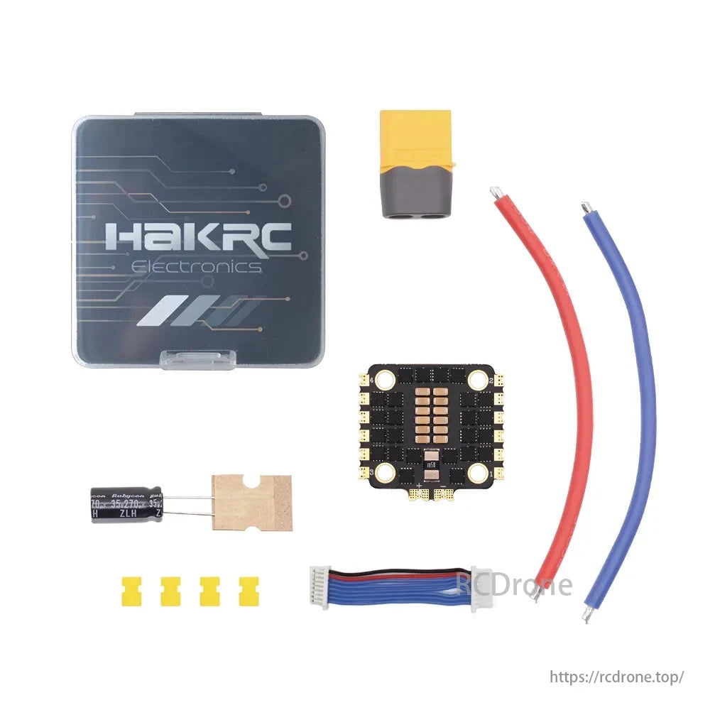 HAKRC BLS 35A 4-in-1 ESC for FPV Drone, supports 2–6S, DShot600, BLHeli-S firmware.