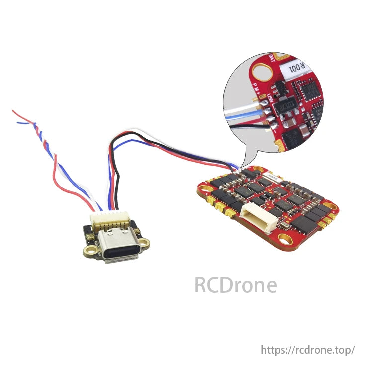 HAKRC F7226 40A AIO Flight Controller, HAKRC F7226 is an AIO flight controller featuring 40A BLHeli_S ESC, STM32F722 chip, OSD, barometer, and 5V/3A BEC.