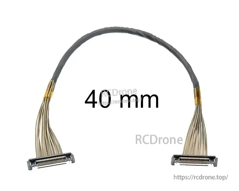 40mm MIPI ribbon cable with dual board connectors for HDZero Whoop Lite VTX and Runcam Nano V3 kit
