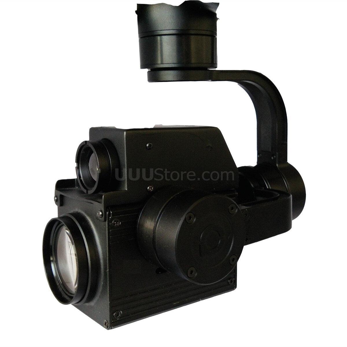 18X Dual Sensor of 4MP Zoom UAV Thermal Imaging Camera with 3 Axis Gimbal for FPV Drone Aerial Cinematography Inspection Rescue - RCDrone