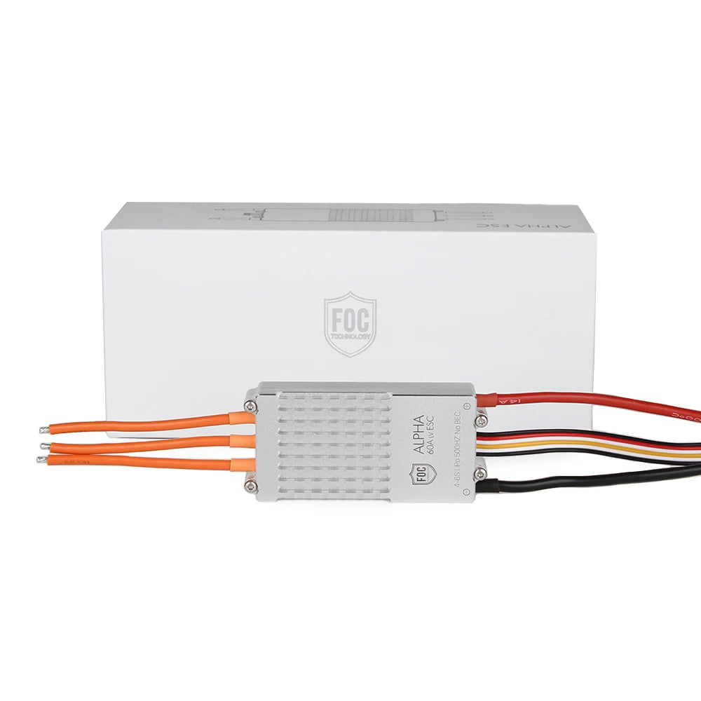T-motor ALPHA 60A 6S Low Voltage FOC ESC - High Efficiency Electronic Speed Controller for Brushless Motor Multicopter RC Drone