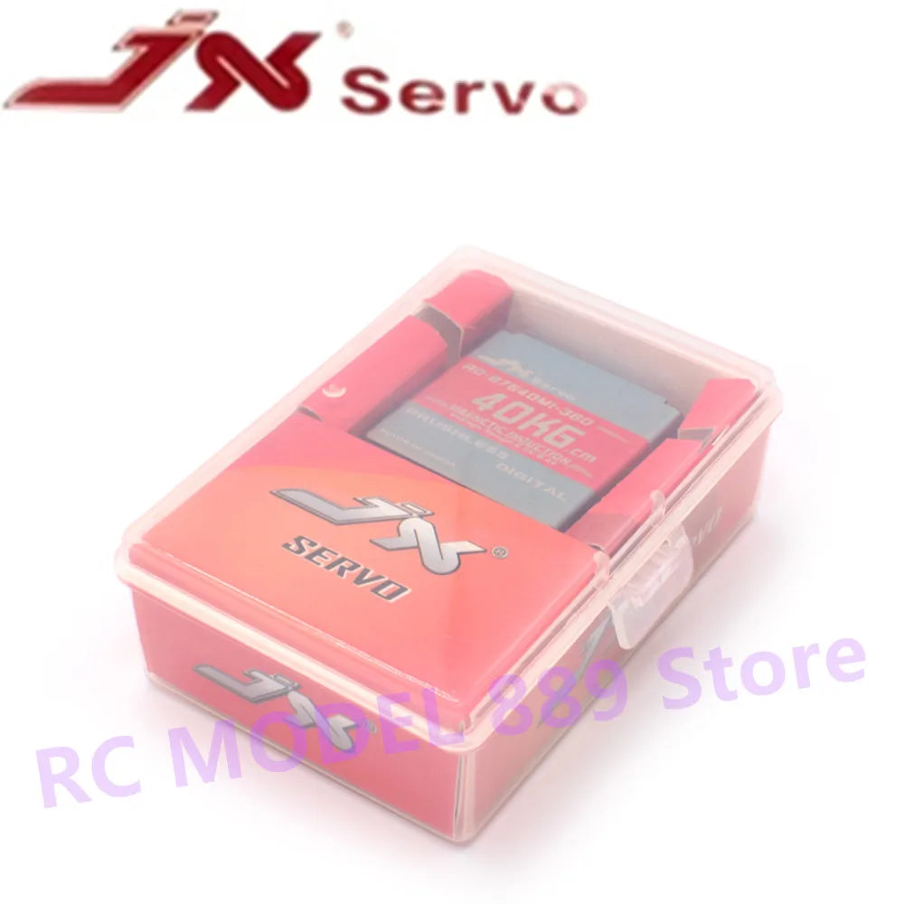 JX Servo RD-B7640MI-360 - 8.4V40kg 0.11sec/60° 360 degree brushless servo Magnetic induction full CNC Aluminium Hulls Robot Mechanical Arm
