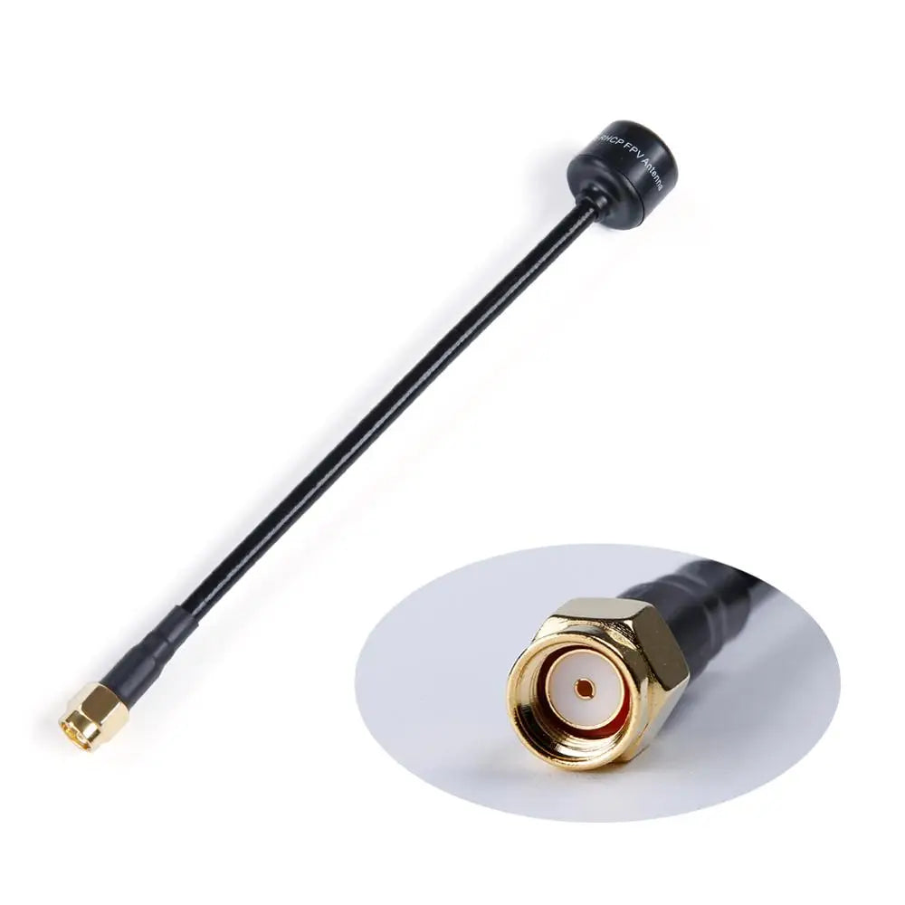 2pcs iFlight 150mm 5.8GHz 2.0Dbi SMA RP-SMA RHCP black FPV Antenna for FPV drone part