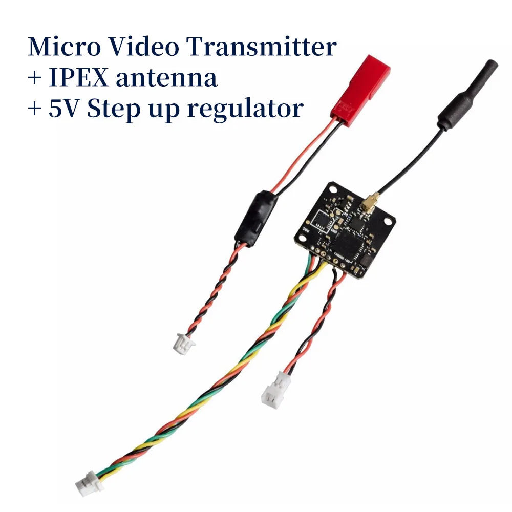 AKK NANo3/X5 VTX, Micro Video Transmitter IPEX antenna + SV Step up