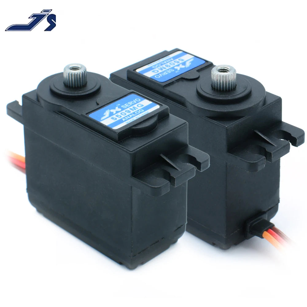 JX Servo PS-5509MG - 4.8-6.0V 9.35kg Metal Gear Analog Core Servo JR Plug Dual Ball Bearings For RC Car Boat Drone Models Accessories
