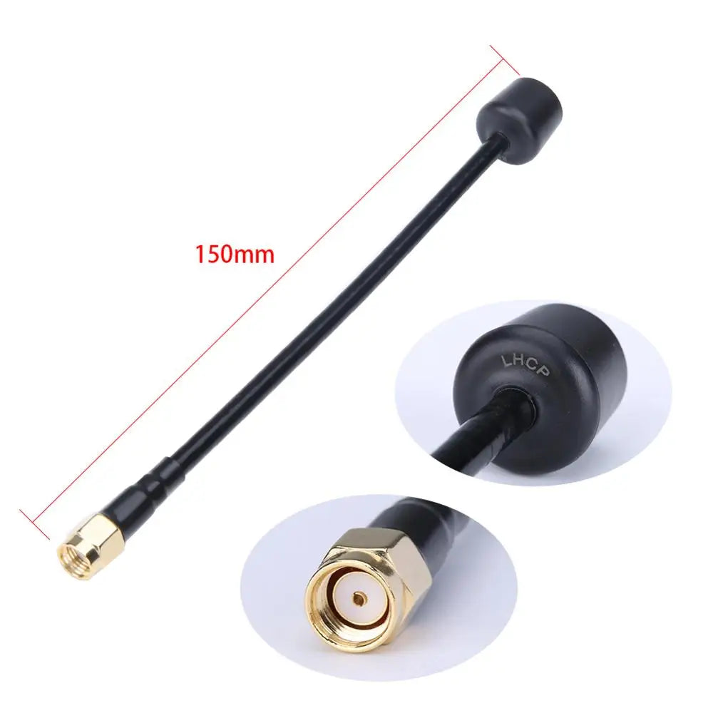 2pcs iFlight Albatross 5.8GHz 3Dbi 5000-6000MHz 150mm RHCP / LHCP RP-SMA / SMA FPV Antenna for FPV drone part