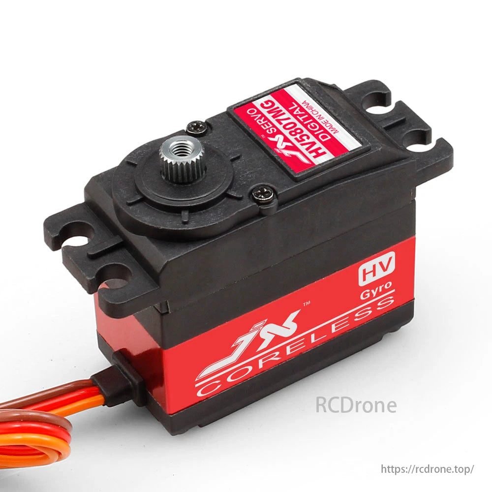 JX 서보 PDI-HV5807MG 7KG 고정밀 메탈 기어 고전압 디지털 코어리스 표준 서보