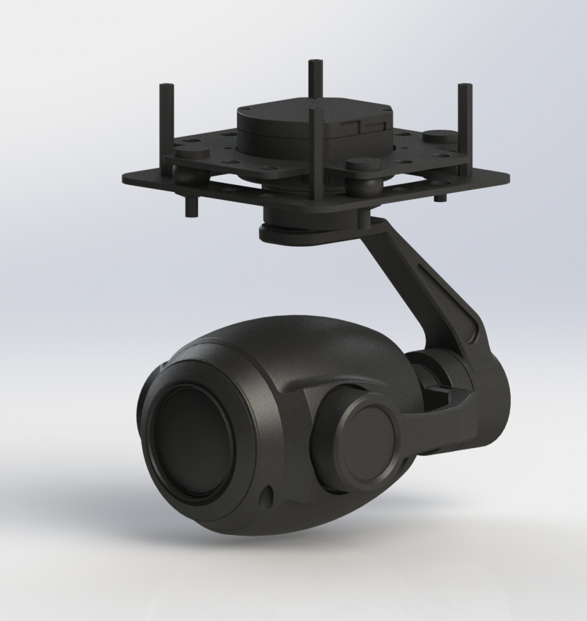 TOPOTEK KHP20S4K Gimbal Camera - 4K 20x Optical zoom 3-Axis Gimbal, IP/HDMI output for UAV Drone