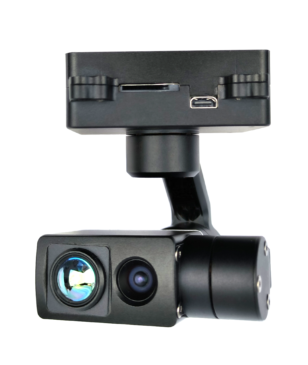 TOPOTEK KHP335M608 Dual Light Drone Gimbal - 9X Digital Zoom 1080P Visible Light Camera + 8.7mm 640x512 Thermal Imaging With 3-Axis Gimbal, IP /HDMI output