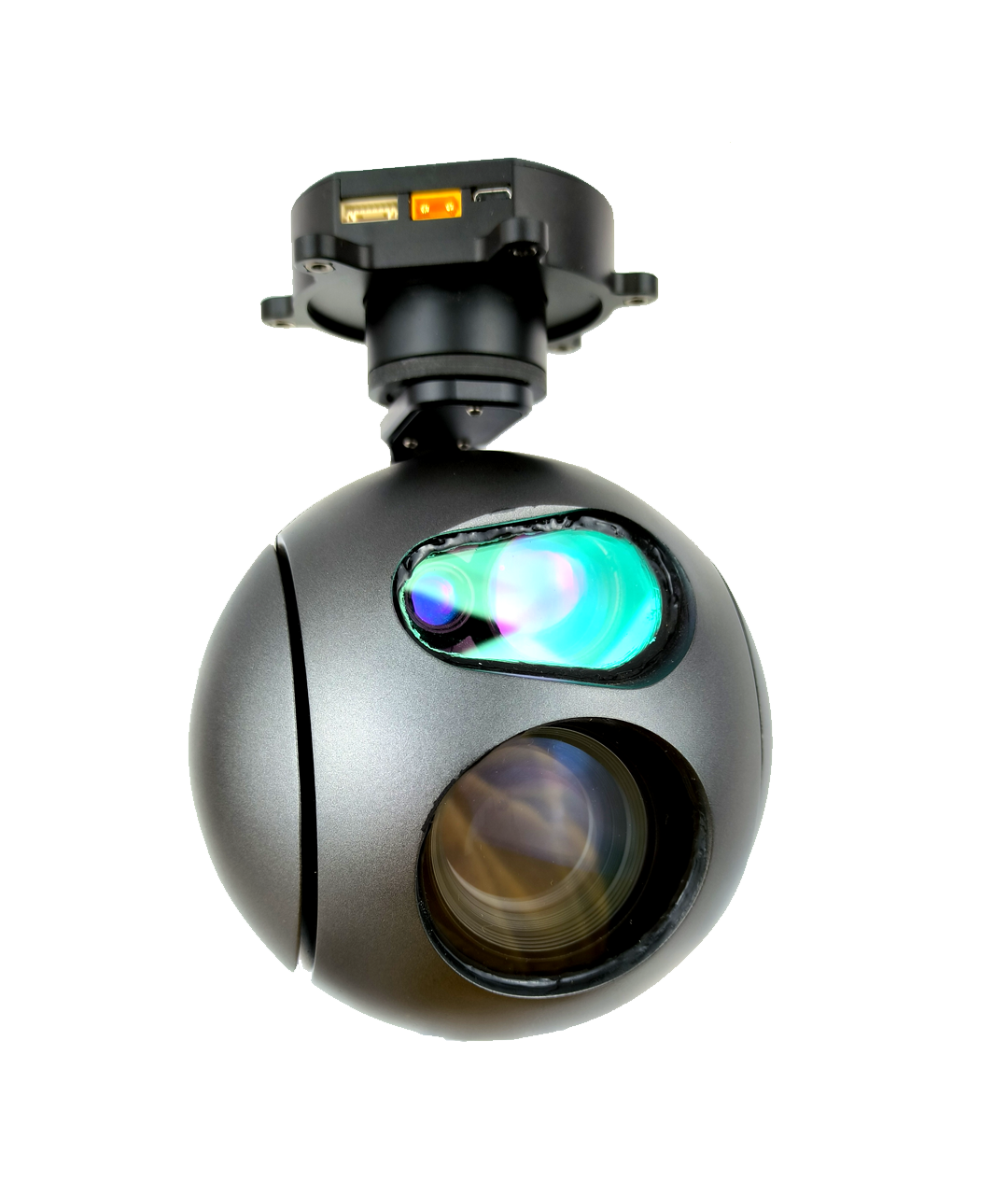 TOPOTEK KIP30L30A Dual Light Drone Gimbal - 30x Optical / 270x Mixed Zoom 1080P Camera + 3000m LRF Laser Range Finder 3-Axis Gimbal