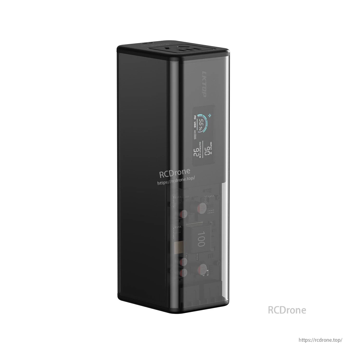 LKTOP POWER K1S 27000mAh Power Bank, 97.2Wh, 100W AC, USB-C 140W, USB-A, LED, LCD Screen – Drone Charging Hub Ready