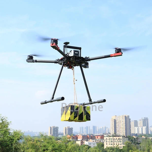 M900 4-осьовий промисловий безпілотник, повний комбо - 3 кг корисного навантаження, 30 км далекого радіусу дії SIYI ZR10, 10-кратне збільшення, карданна камера