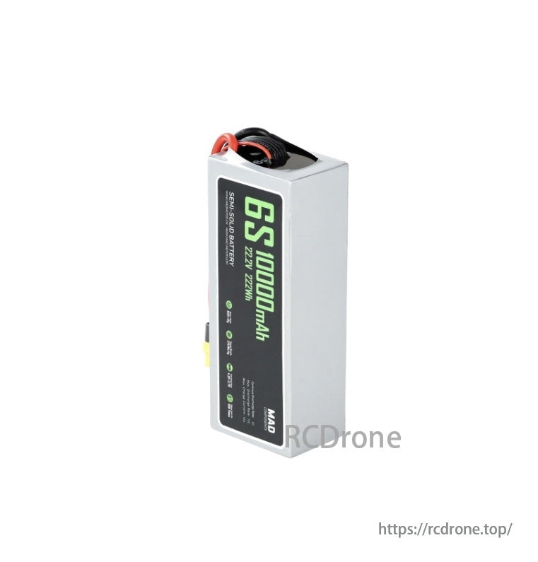 MAD 6S 10Ah Solid State Li-ion Drone Battery