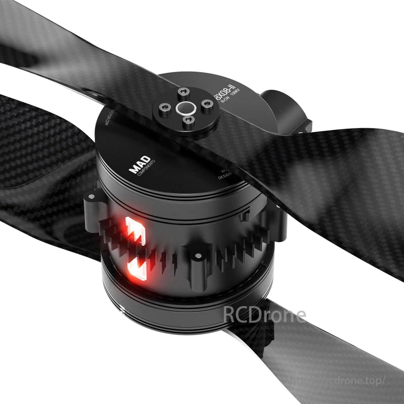 MAD 8X08-II 100KV M8SC08 Coaxial Drone Arm Set - 12S M8SC08 Motor 60A14S ESC 6KG Payload 13kgF/rotor Propulsion System for Industrial Drone