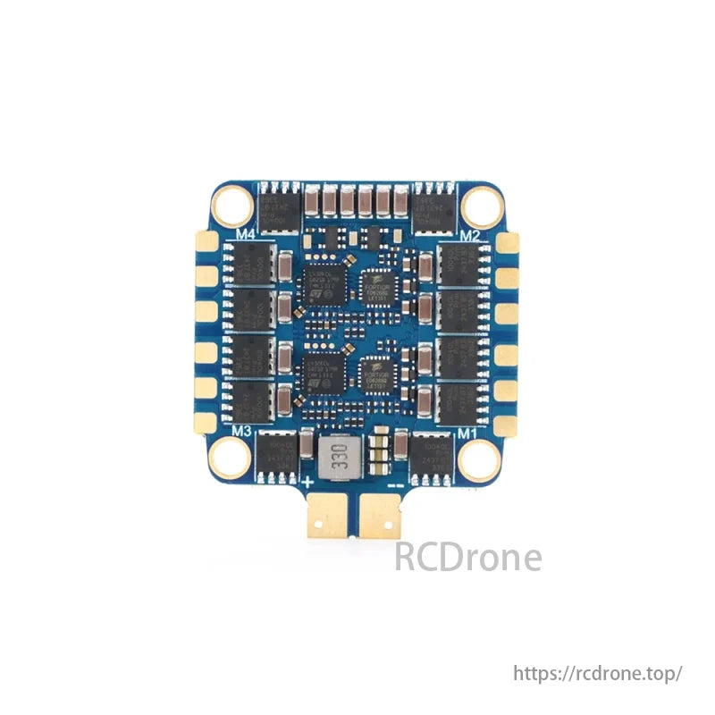 MAD AM32 70A 3–12S 4-in-1 ESC, MAD AM32 is a 70A 4-in-1 ESC with STM32L431, featuring telemetry and Dshot1200 for FPV drones.