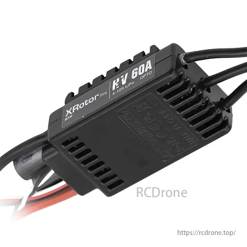 MAD XROTOR Pro 60A (4-6S) Drone ESC, XRotor Pro HV 60A ESC, black, supports 4-12S LiPo batteries.