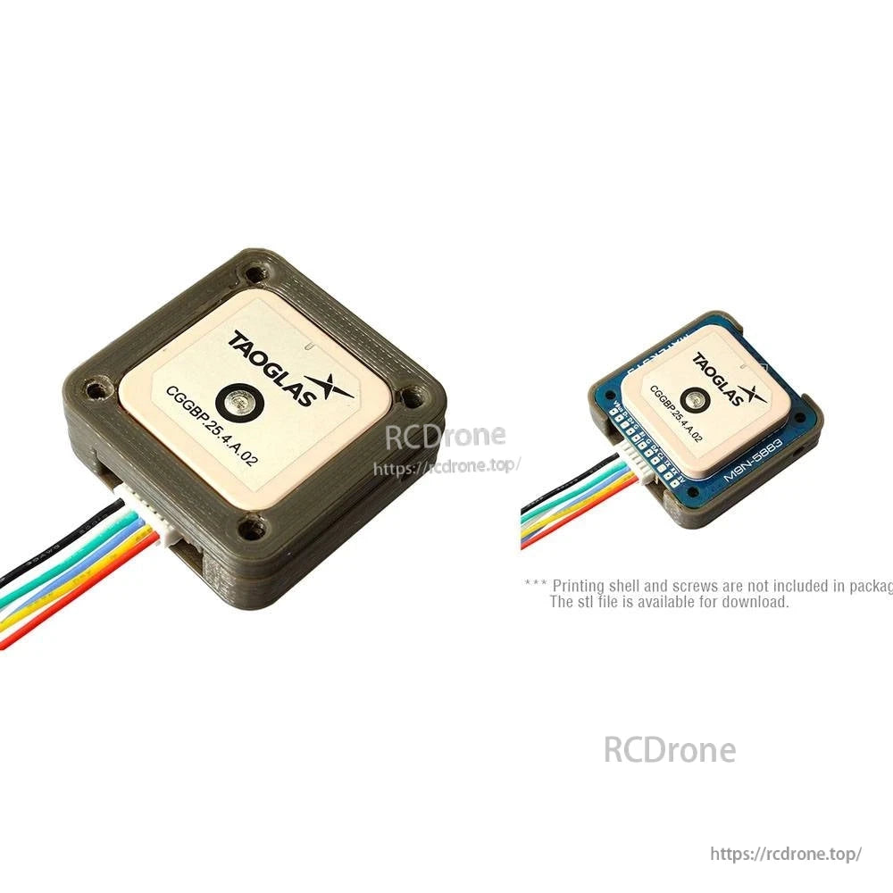 MATEKSYS M9N-5883 GNSS & Compass GPS, MATEKSYS M9N-5883 GNSS GPS and compass module with Taoglas patch antenna and 6-wire harness