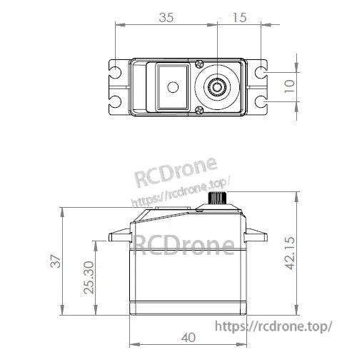 MKS HV1220 titanium gear high torque digital servo motor
