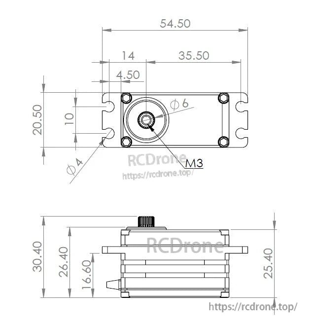 MKS X5 HBL550LX Brushless Low Profile Digital Servo Motor High Voltage