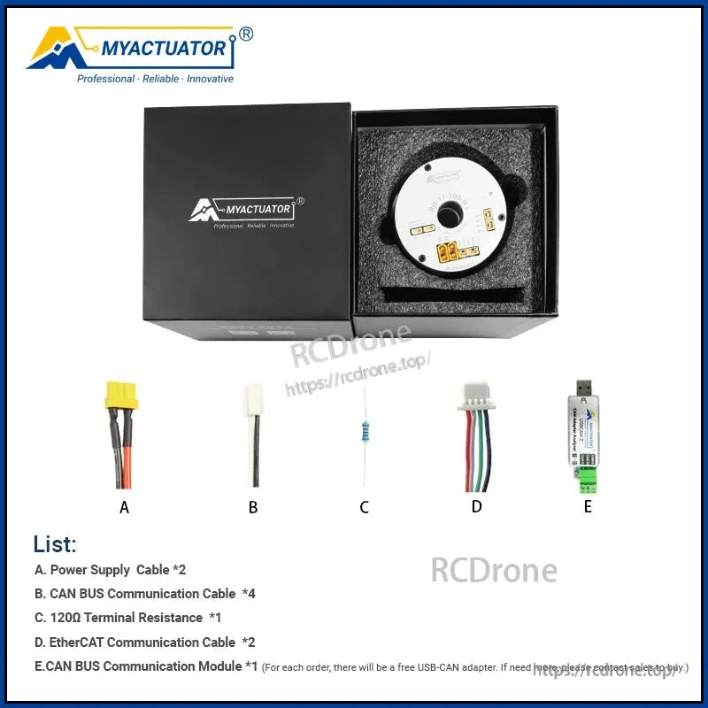 The Actuator RH-17 delivers high torque, precision encoders, multiple connectivity options, and comes fully equipped for reliable, easy setup.