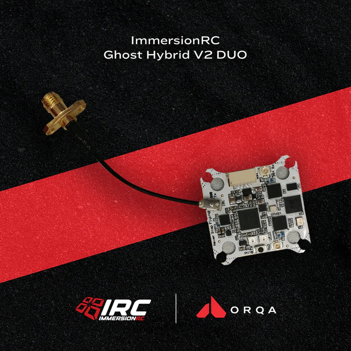 ImmersionRC Ghost Hybrid V2 DUO 5.8GHz VTX/2.4GHz RX - 25mW - 600mW Video Transmitter RC Control Link