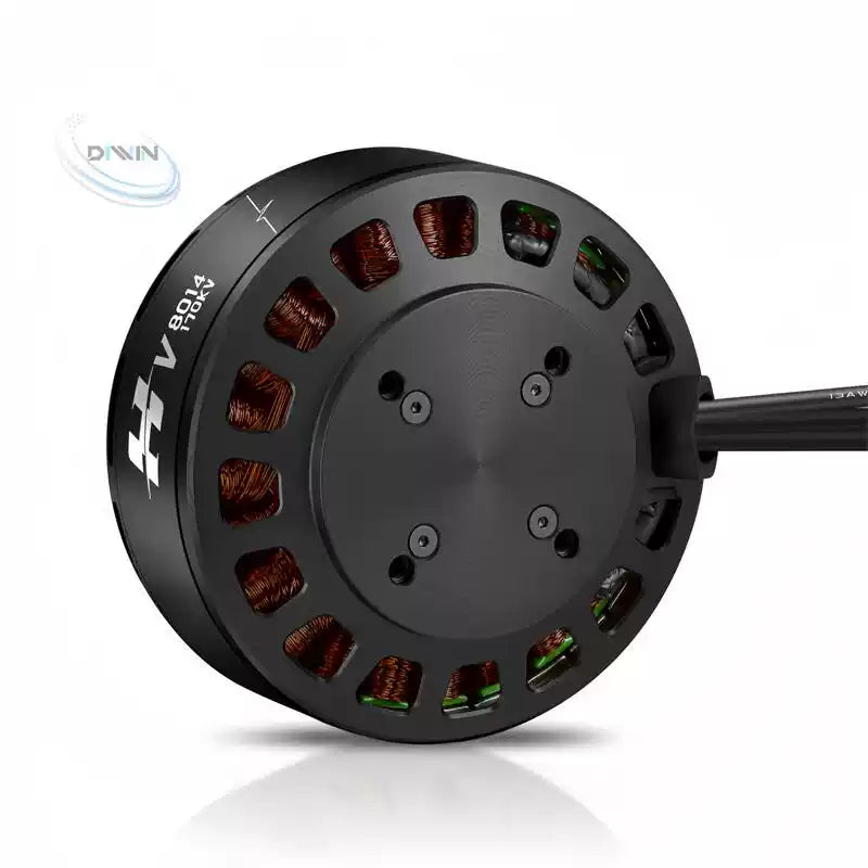Hobbywing XRotor V8014 170KV VTOL Drönarmotor (IPC) 21 kg dragkraft, 12S LiPo, IPX5, 4000W
