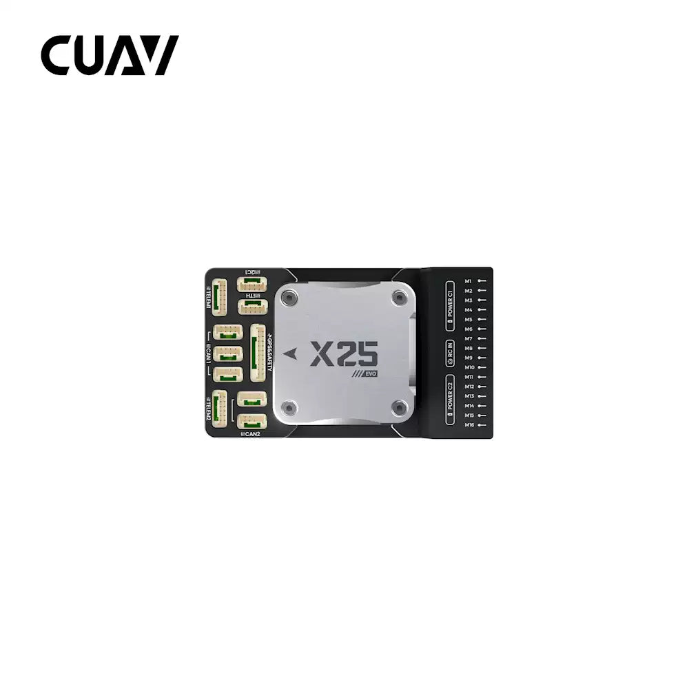 CUAV X25 EVO Kidhibiti cha Ndege - STM32H7, IMU Tatu, Baro Mbili, RM3100, CAN, PWM 16, PX4/ArduPilot